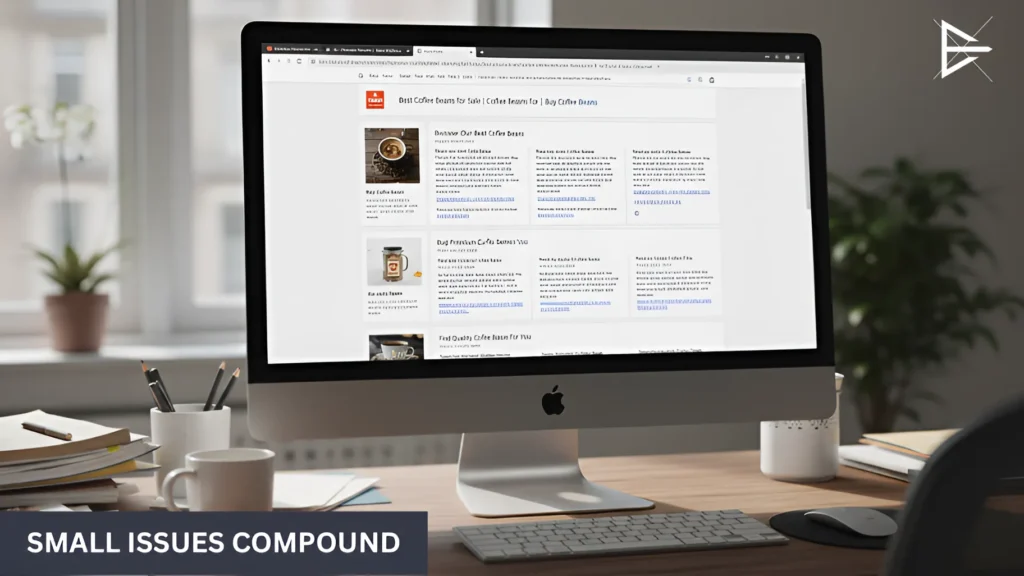 Article page on a desktop monitor that closely matches a search query with focused content and relevant sections.
