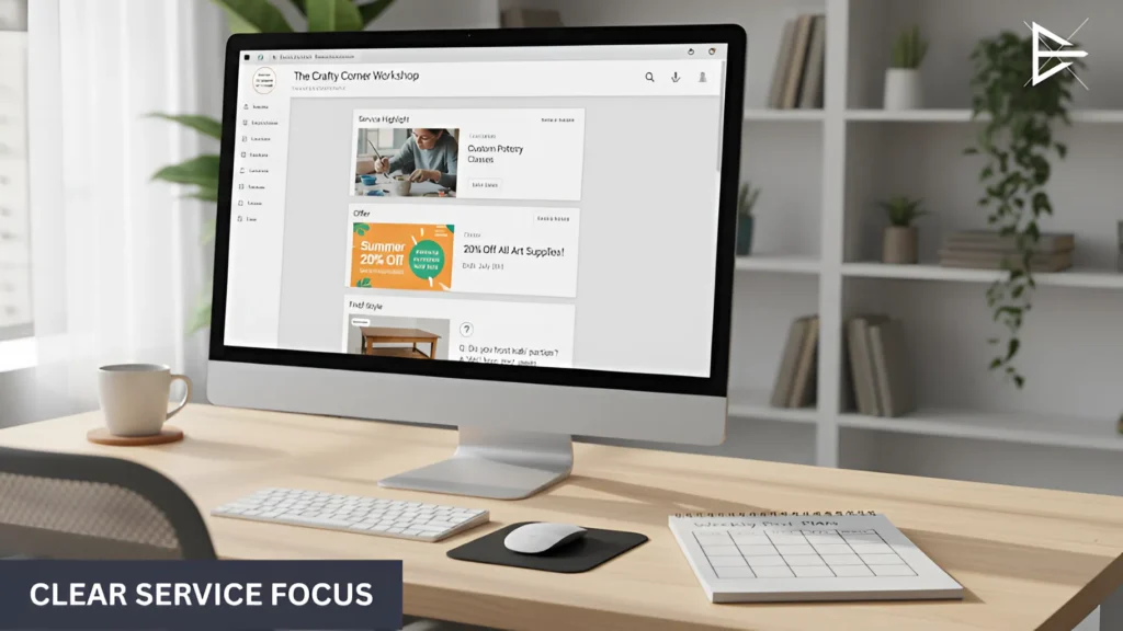 Google Business Profile post highlighting a single service with focused description and image.